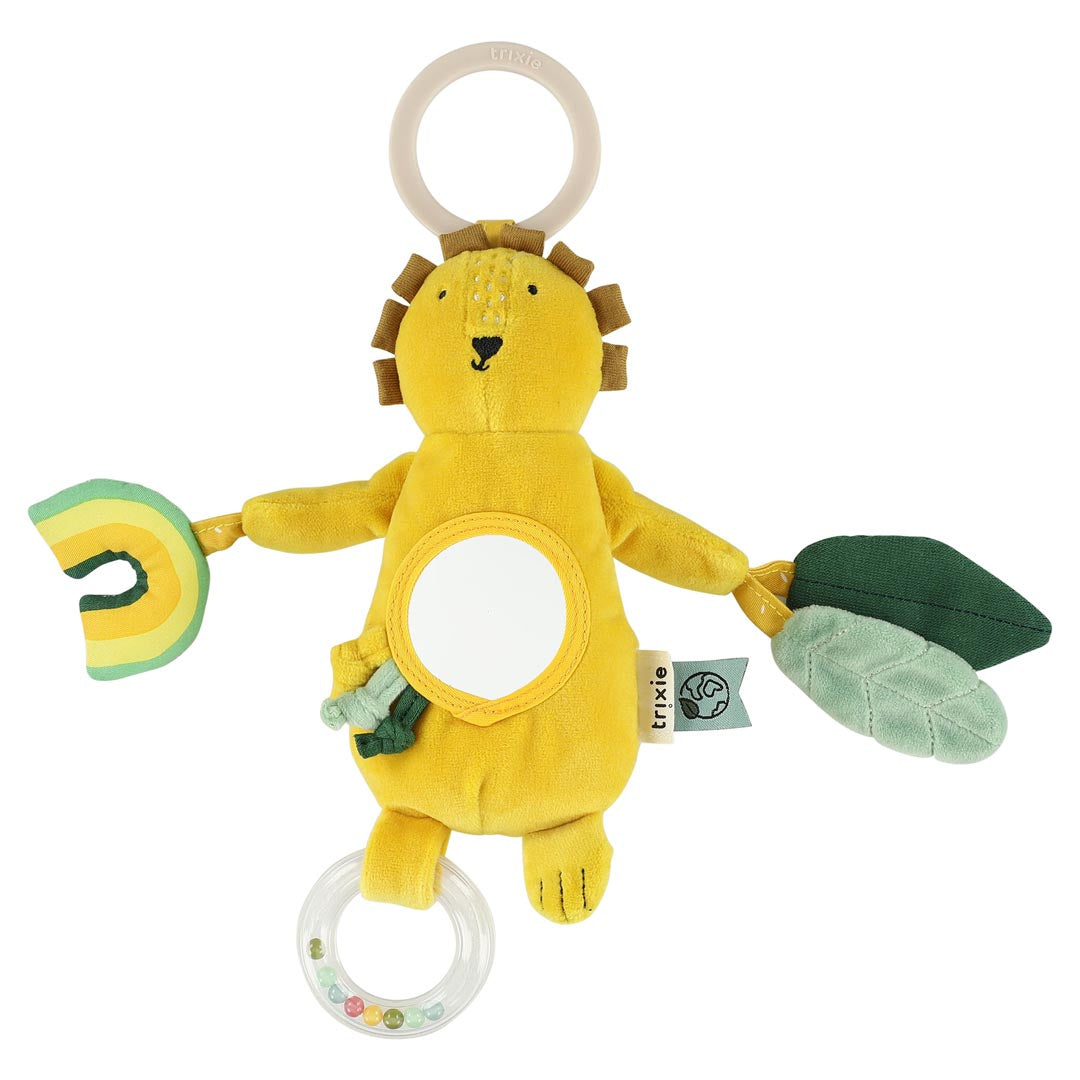 Trixie hangend activiteitenspeeltje Mr. Lion met spiegel, kralen en knisperend papier