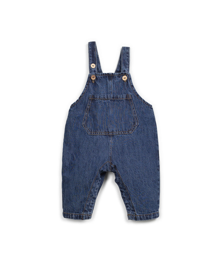 Play Up - Salopette Pocket Denim Blue