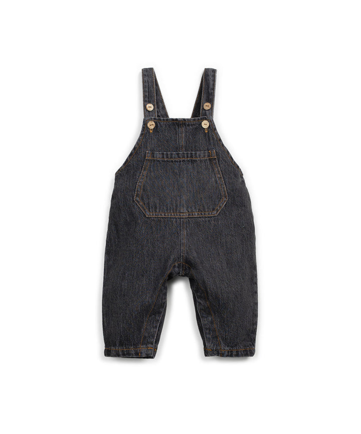 Play Up - Salopette Pocket Denim Grafite