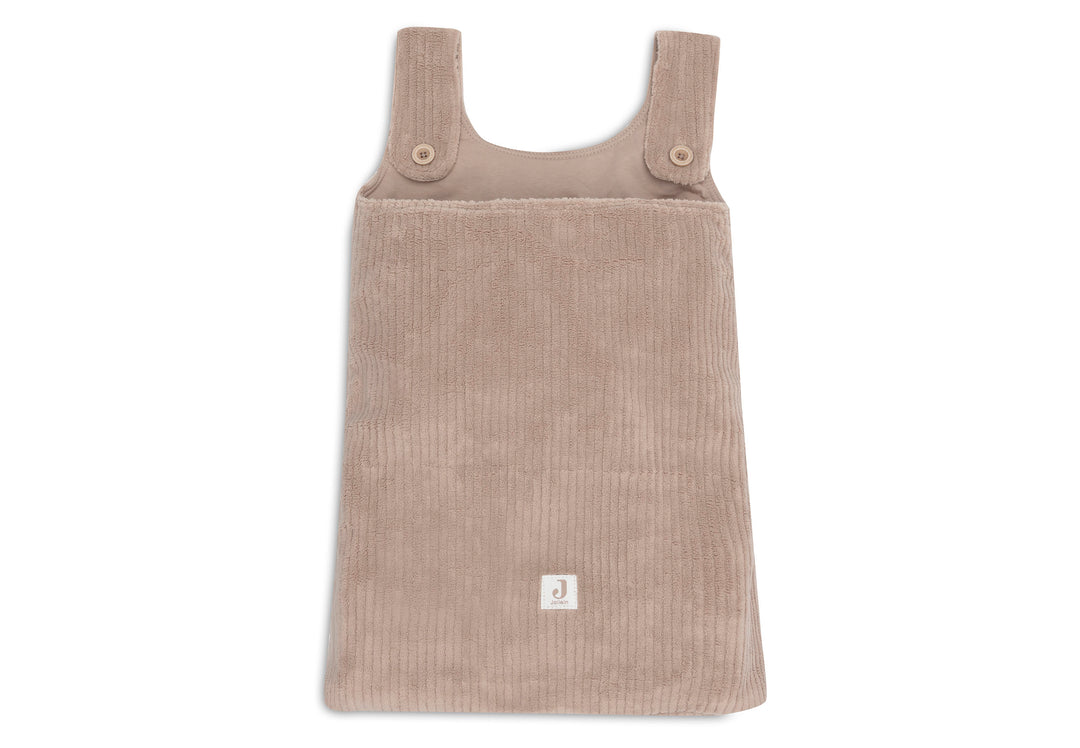 Jollein opbergzak Cloudy Rib Milky Coffee voor box met knoopsluiting
