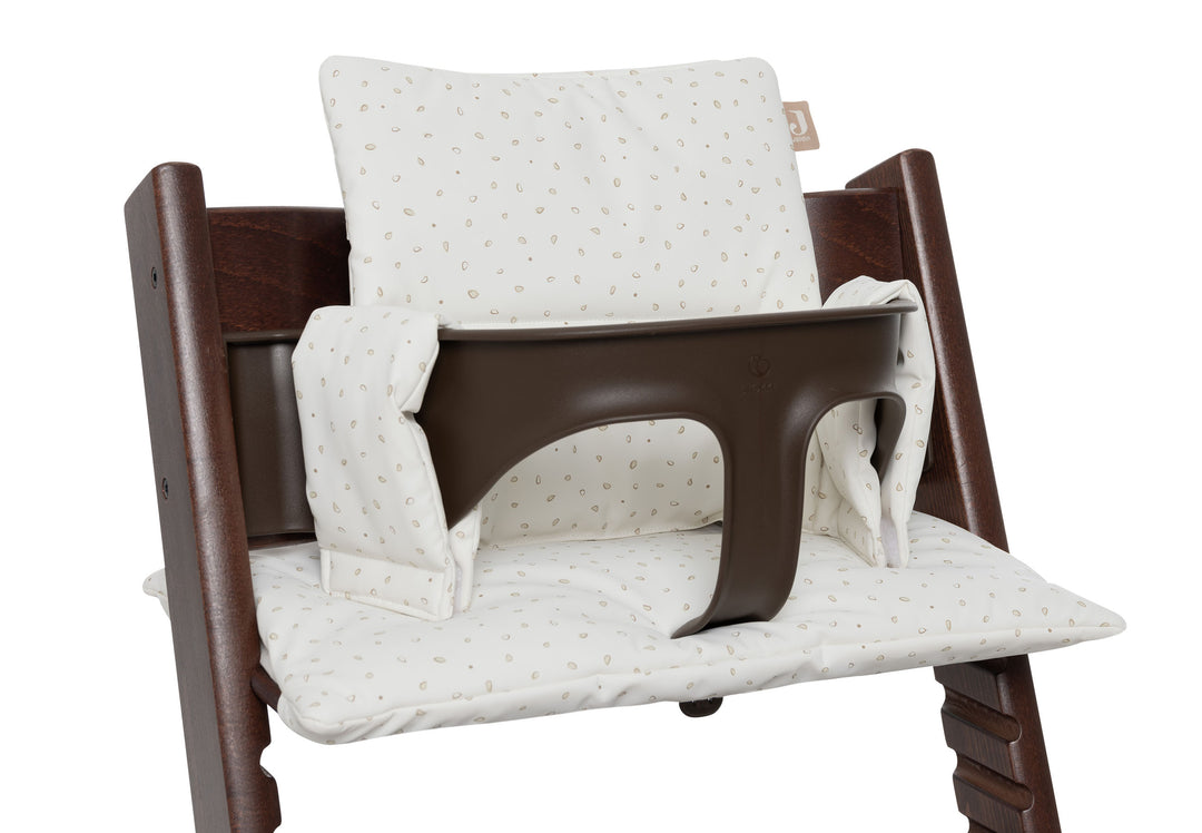 Jollein stoelverkleiner Leafy Dreams ivory met blaadjesprint