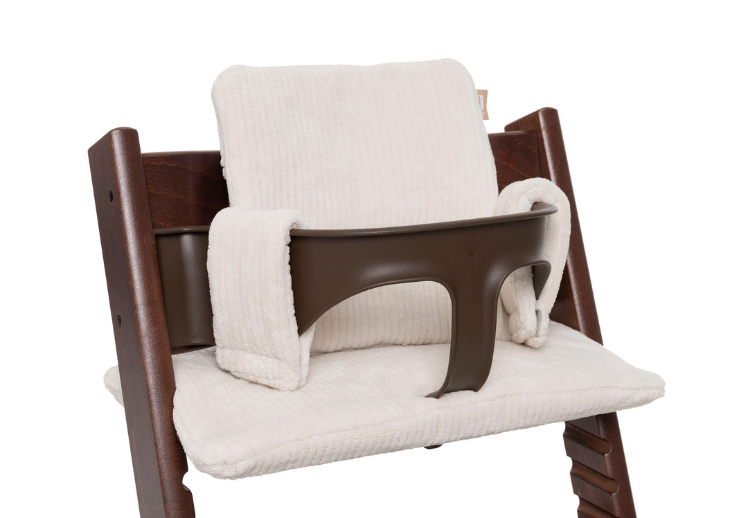 Jollein stoelverkleiner Cloudy Rib Oatmeal voor meegroeistoel
