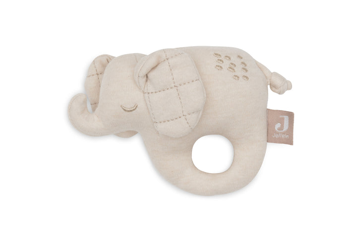 Jollein rammelaar Elephant Tales met ring en olifant design