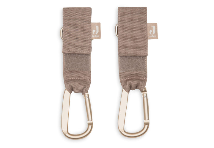 Jollein kinderwagenhaken Milky Coffee om tas of boodschappen op te hangen