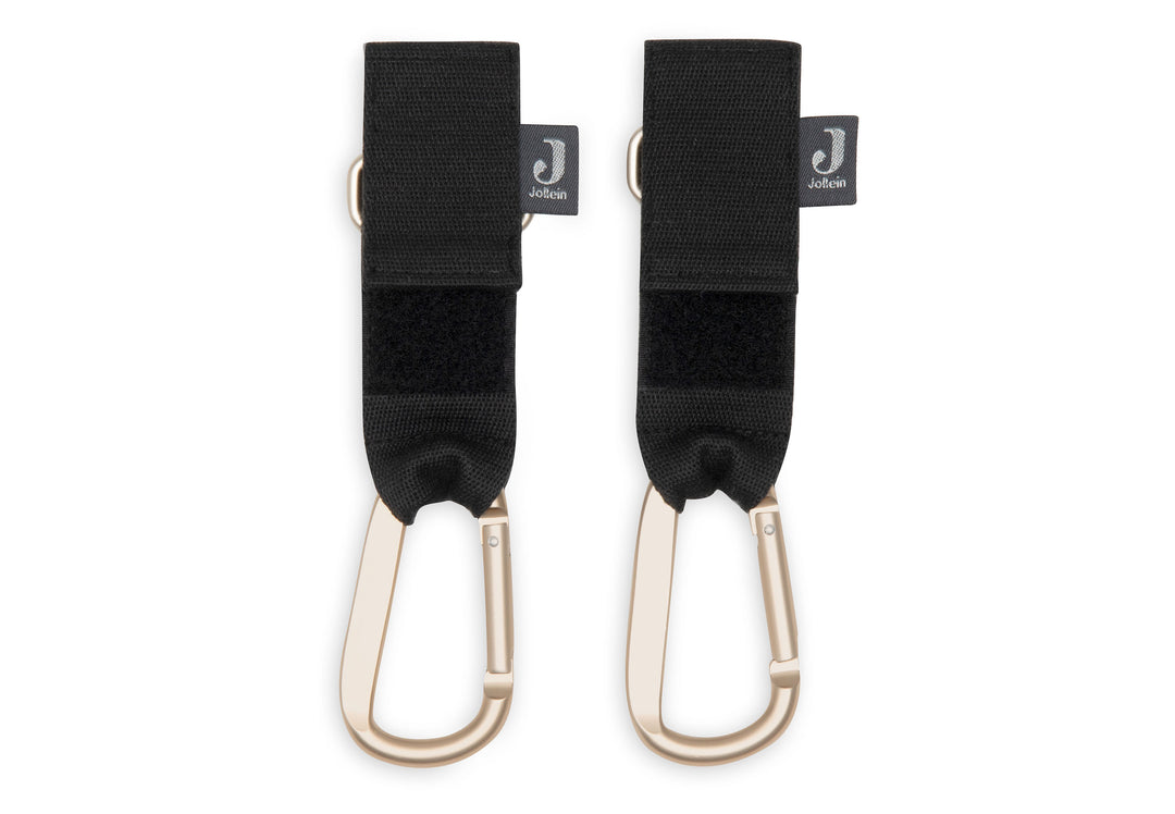 Jollein kinderwagenhaken Black om tas of boodschappen op te hangen