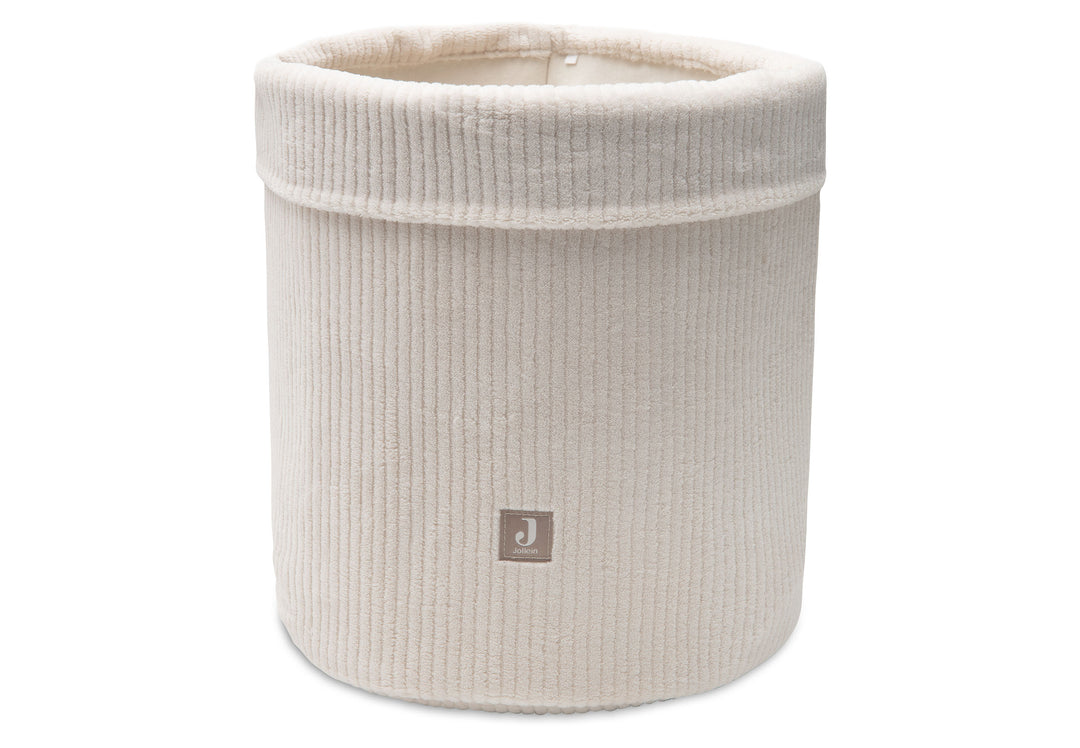 Jollein opbergmand Cloudy Rib Oatmeal met zachte ribstof