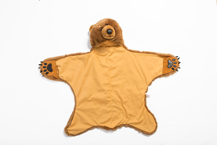 Wild & Soft verkleedcape Bear Light Brown van zacht nepbont voor kinderen