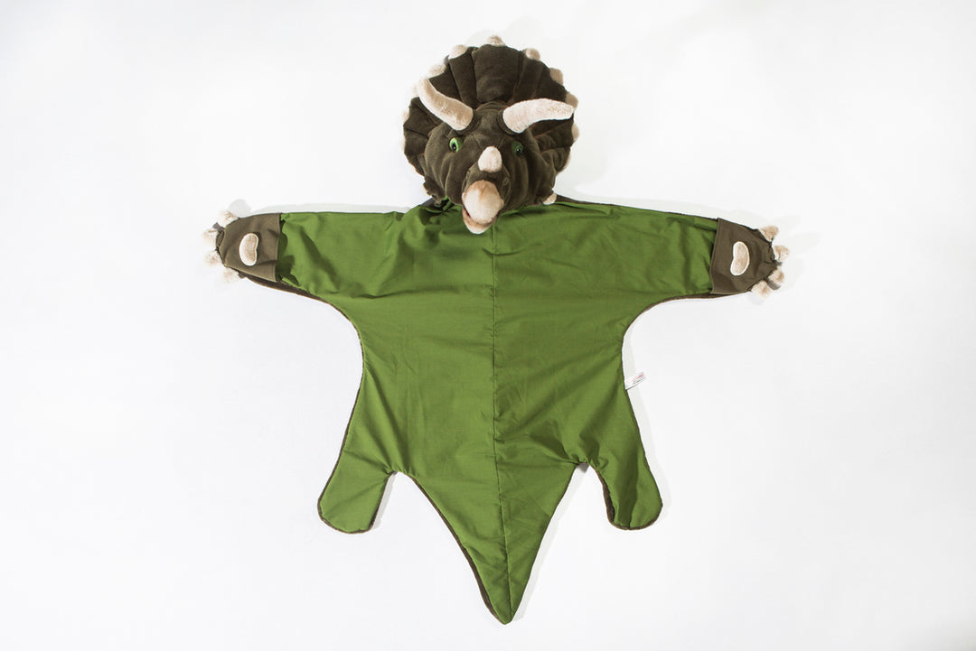 Wild & Soft verkleedcape Dino van zacht nepbont voor kinderen