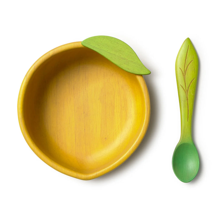 Oli & Carol - Eetset Bord + Lepel Lou The Lemon | Geel