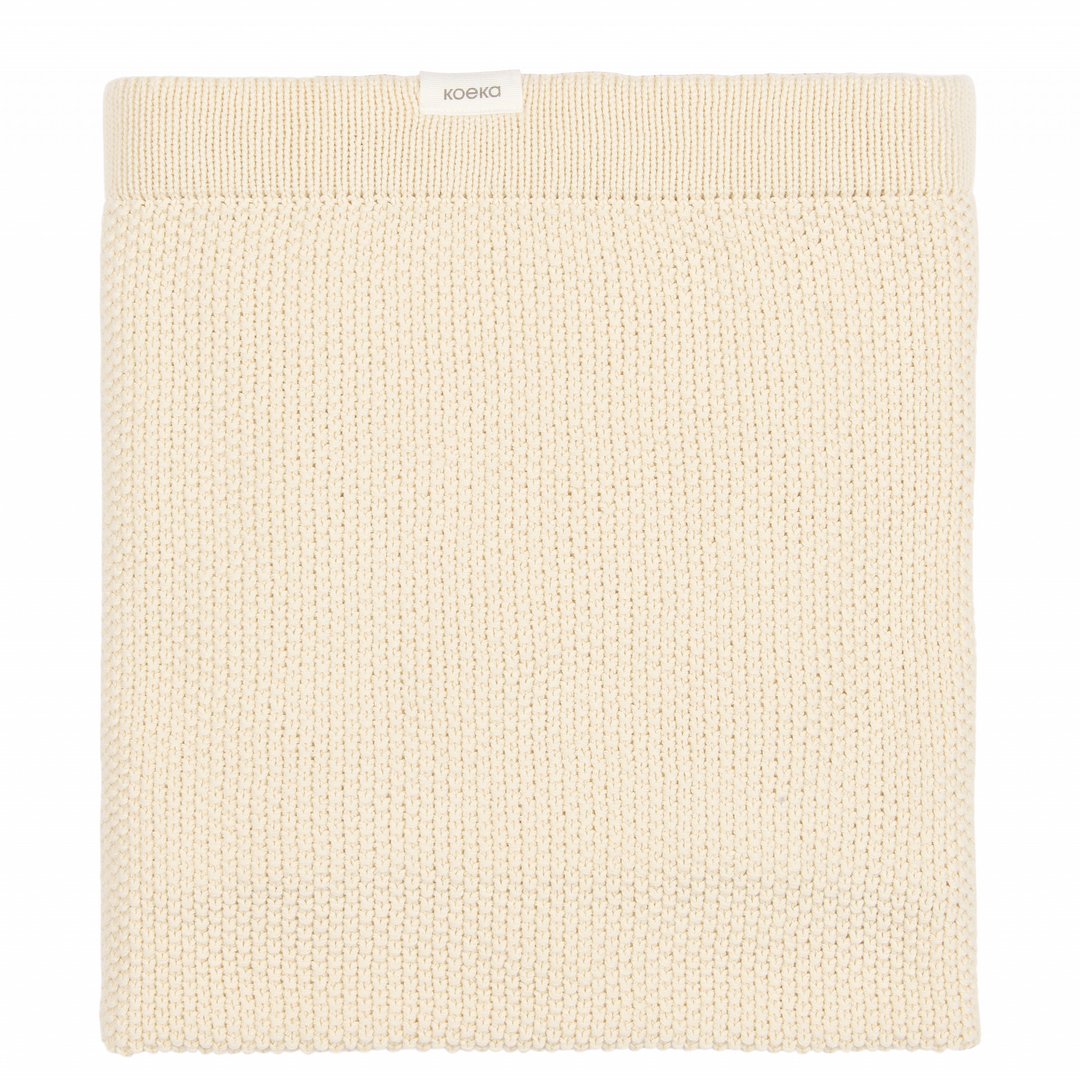 Koeka - Deken Wieg 75 x 90 cm Lisbon Powder White