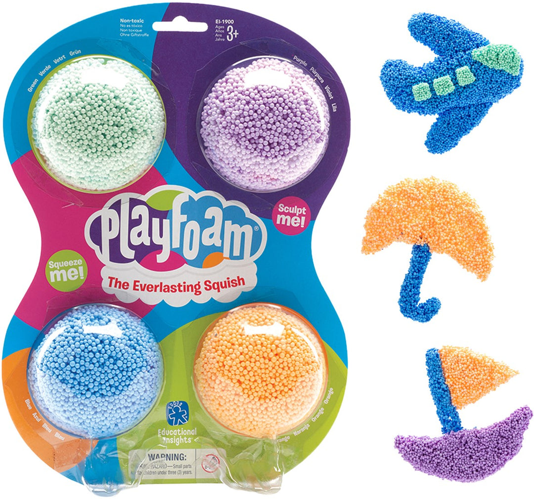 Playfoam Original 4 Pack met Glow-in-the-Dark pods voor creatief spel