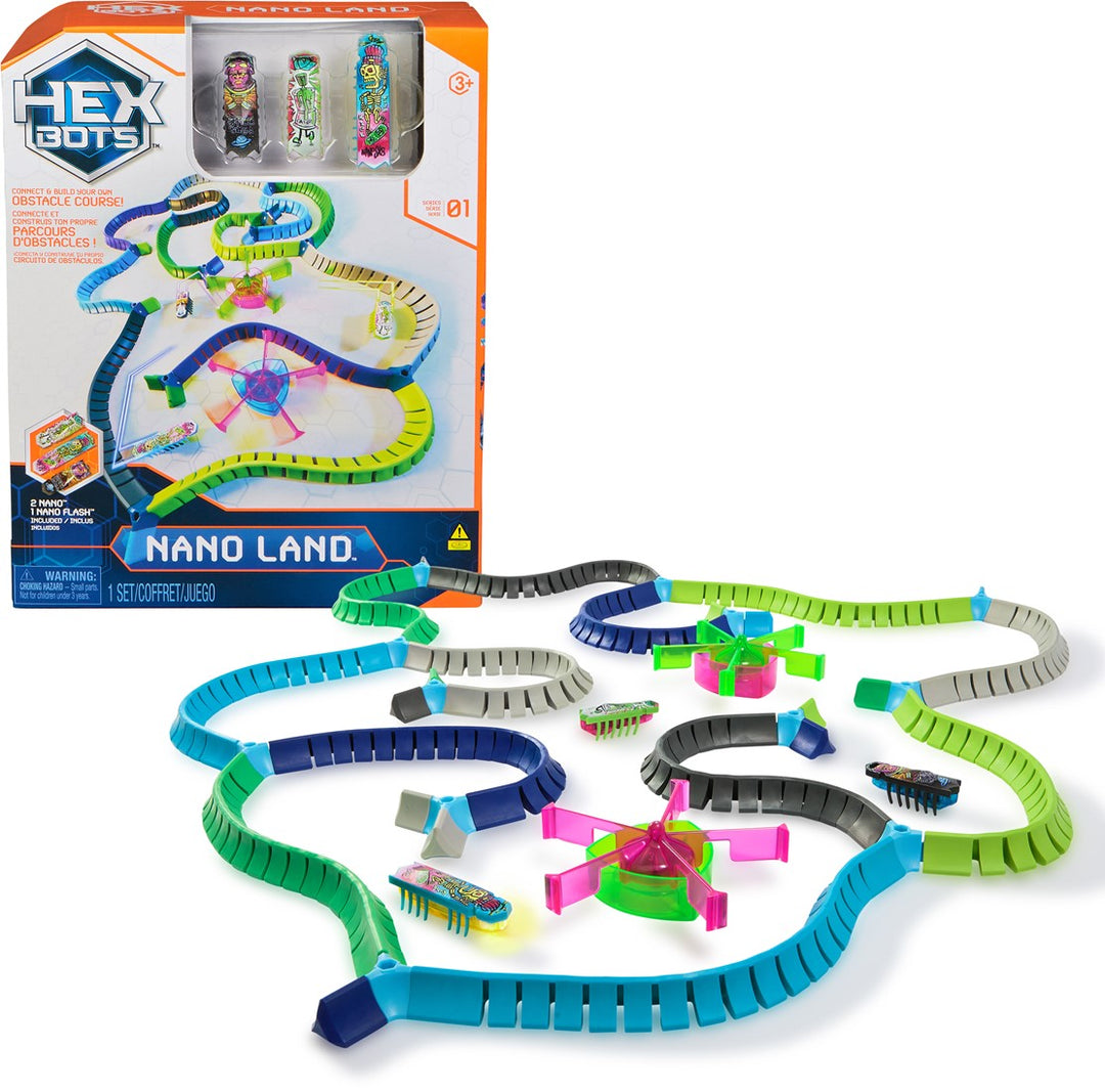 Hexbots Nano Land Playset met Flash Nano en jelly-wanden