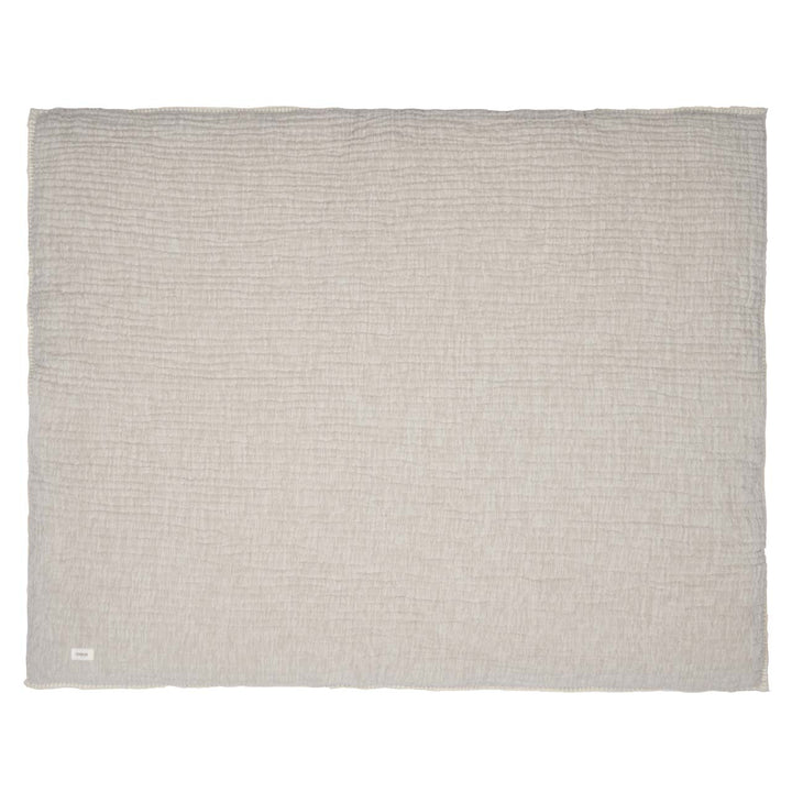 Koeka boxkleed Rivoli stone/warm white in zachte chenille stof