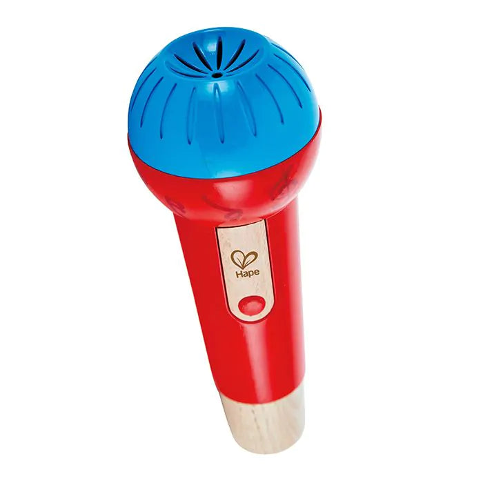 Hape houten echo-microfoon voor peuters met speels klankeffect