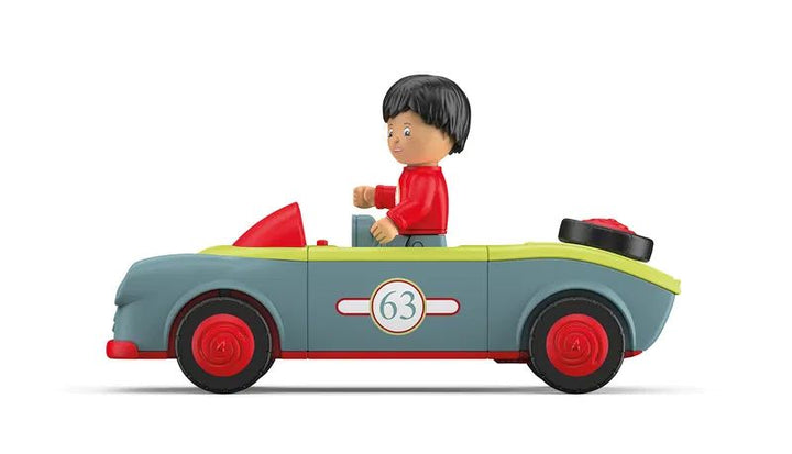 Toddys Olli Oldy speelgoedauto met frictiemotor, licht en geluidseffecten