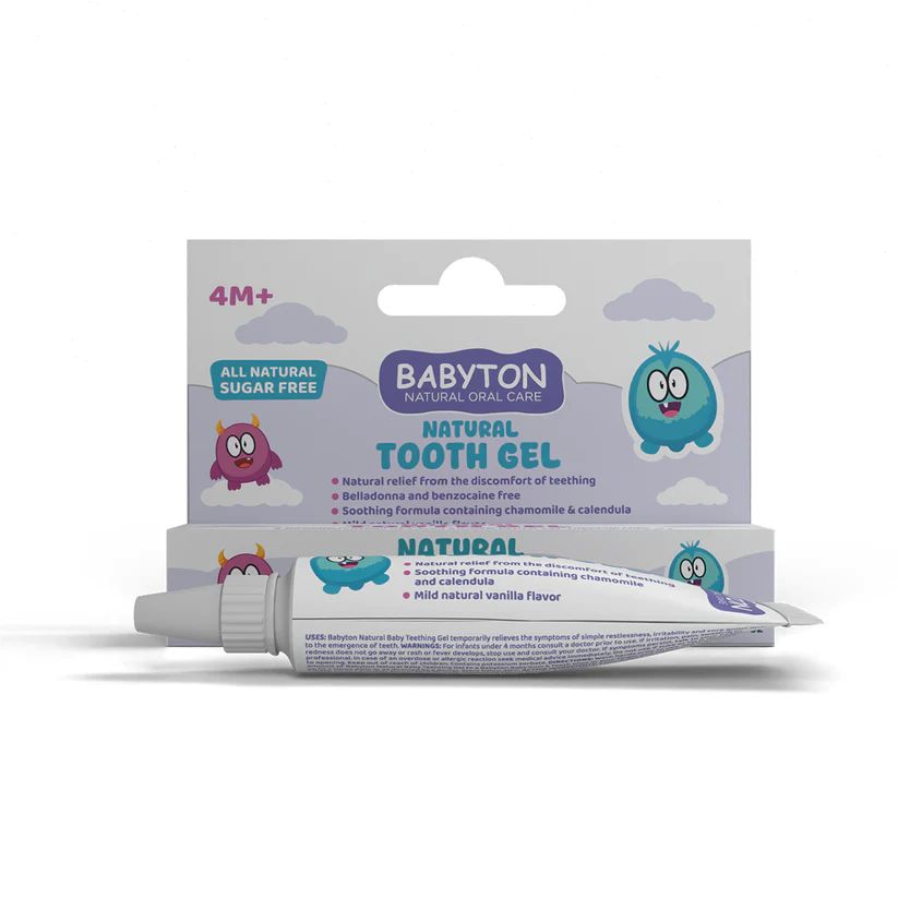 Babyton natuurlijke tandgel voor doorkomende tandjes, 15g tube