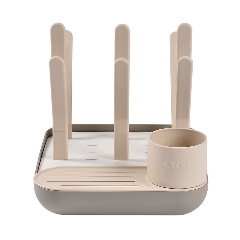 Béaba Forest Clay uitdruiprek voor flessen en babyaccessoires