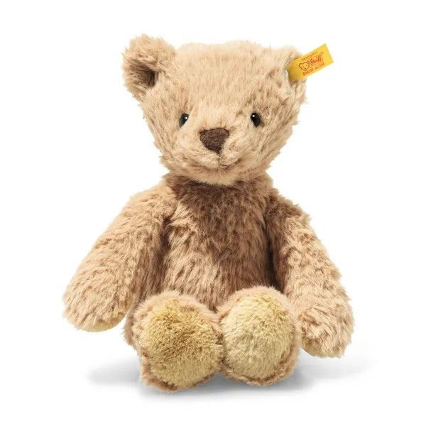 Steiff Thommy teddybeer 20cm in lichtbruin pluche met Button in Ear
