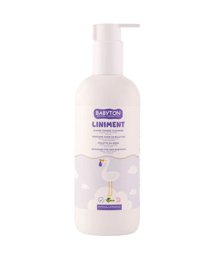 Babyton natuurlijke liniment voor baby’s in 400ml pompflacon