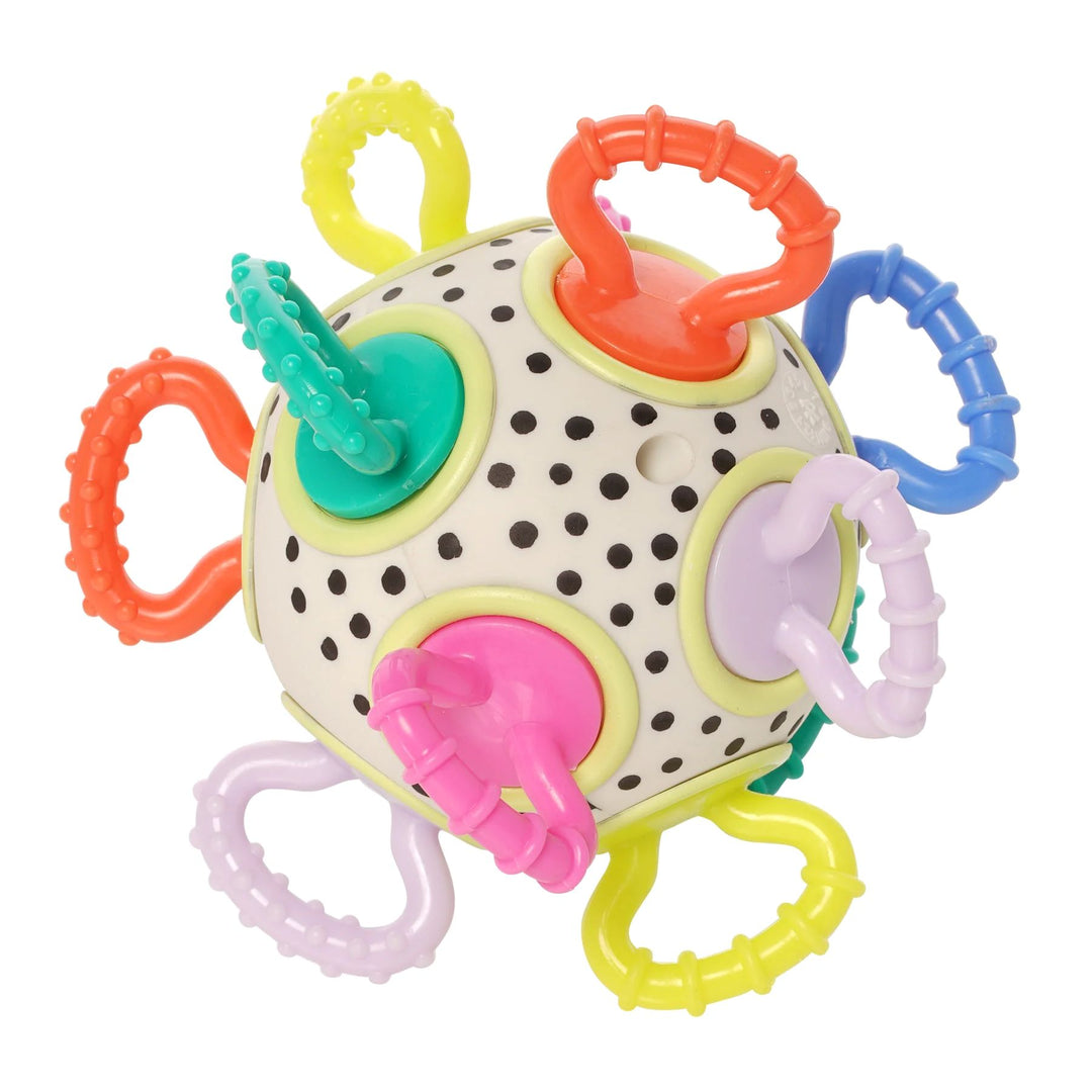 Manhattan Toy Click Clack Colorpop met kleurrijke draai-elementen voor baby’s