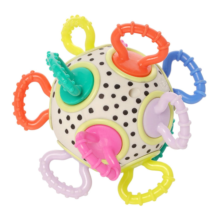 Manhattan Toy Click Clack Colorpop met kleurrijke draai-elementen voor baby’s