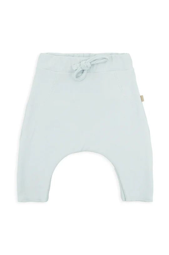 Sky Grey babyshort van Bamboom Pure-lijn met elastische tailleband