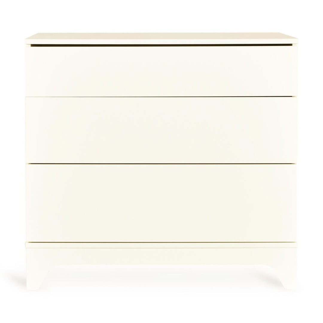 Quax Tsugi commode met 3 lades in zachte Butter kleur en houten poten