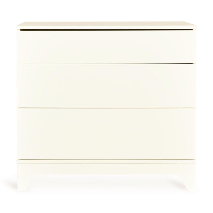 Quax Tsugi commode met 3 lades in zachte Butter kleur en houten poten