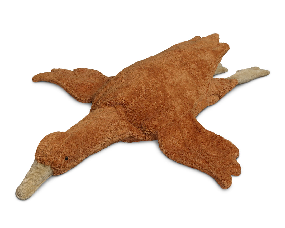 Senger warmteknuffel gans large in roestkleur – MamaOwl Limited Edition