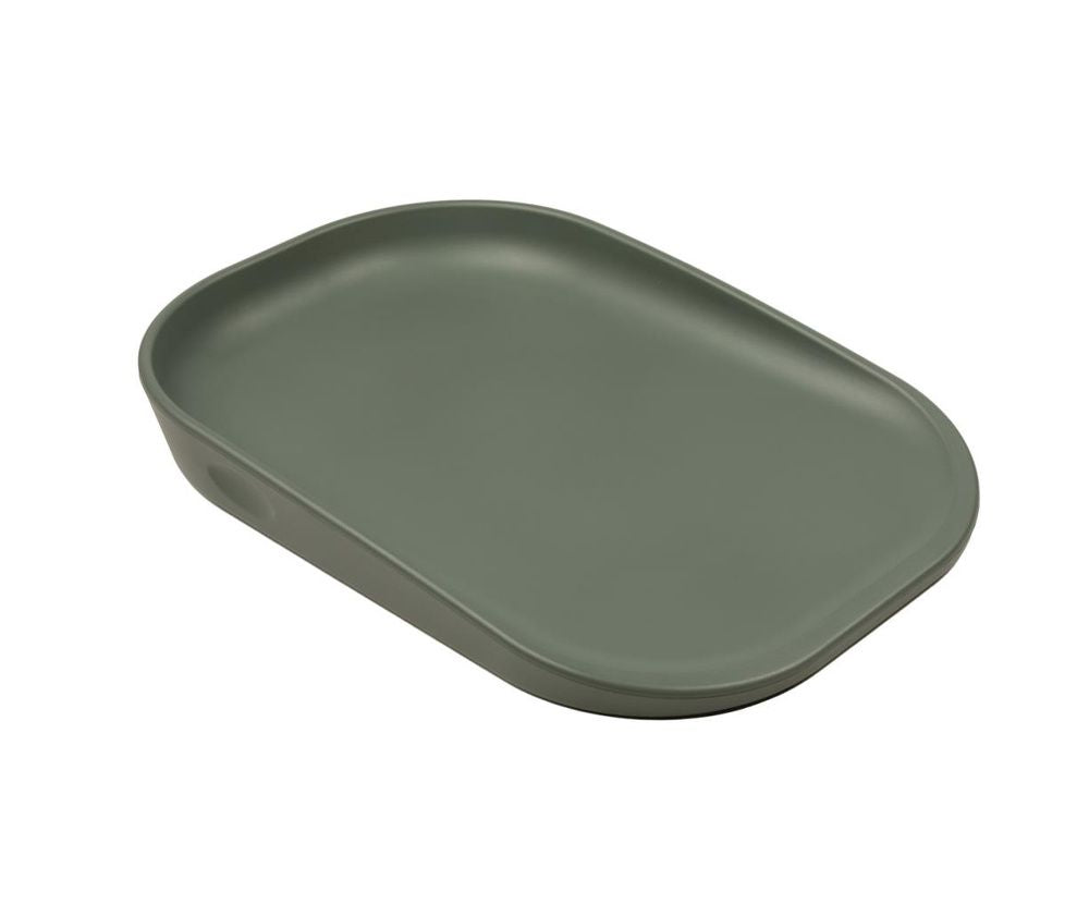 Groen waskussen Pericles Splashy in kleur Moss met verhoogde zijkanten