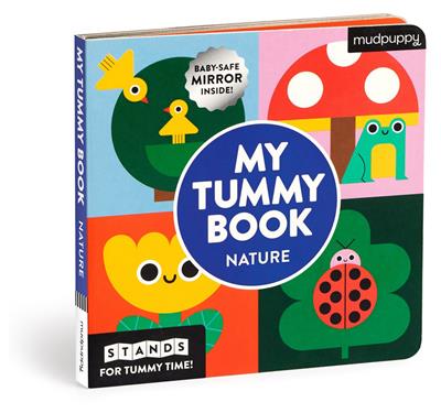 Mudpuppy My Tummy Book Natuur met spiegeltje en natuurillustraties