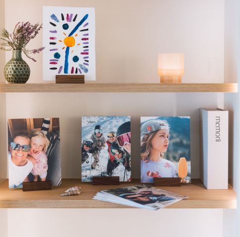 Memorii - Memorii Taste 16 Bewerkte Prints + 3 Fotohouders