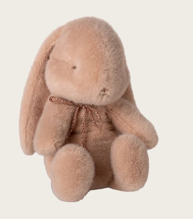 Maileg knuffel konijn in poederroze met strikje