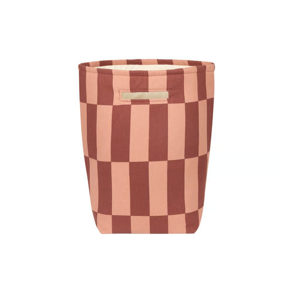 Nobodinoz opbergmand Vibes kastanjebruine tegels 44x56x28 cm