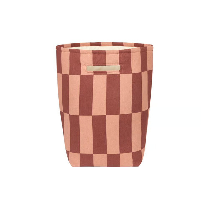 Nobodinoz opbergmand Vibes kastanjebruine tegels 44x56x28 cm