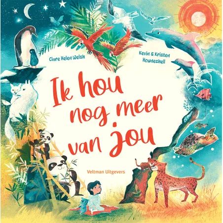 Kinderboek "Ik Hou Nog Meer Van Jou" met mama en Noor, tedere illustraties en liefdevolle tekst.