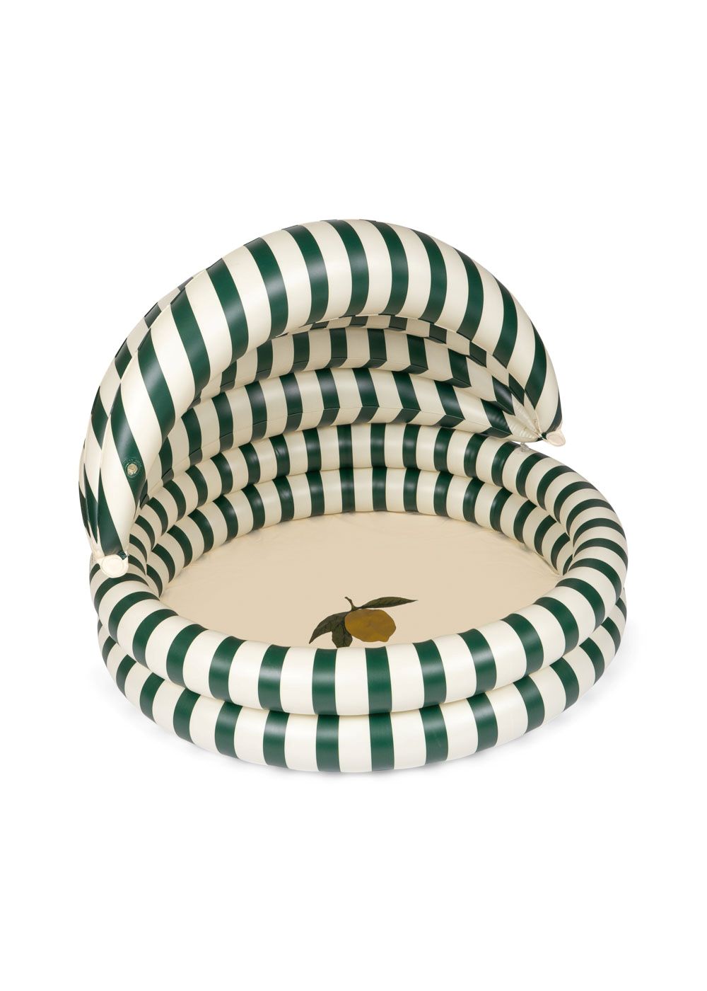 Konges Slojd zwembad met zonnekap Green Stripe