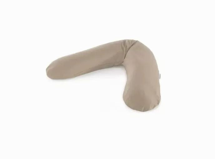 Theraline Original voedingskussen bamboe hoes 190 cm cappuccino