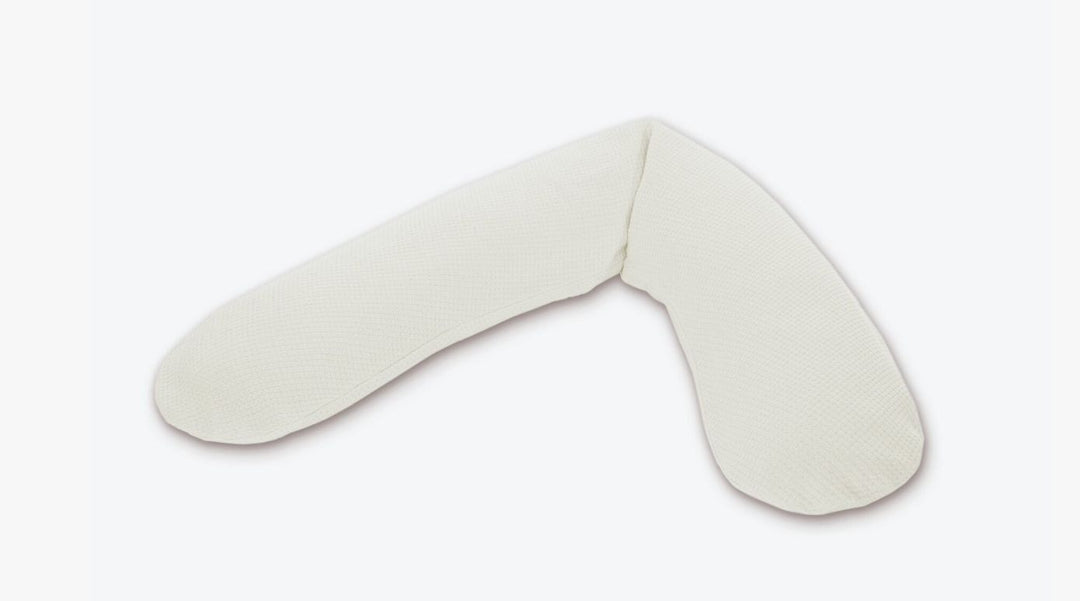 Theraline Original voedingskussen fijngebreide katoenen hoes cream 190 cm