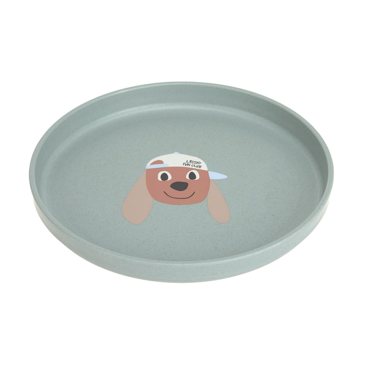 Lässig kinderbord Tiny Team Dog met antislip bodem en hondenprint