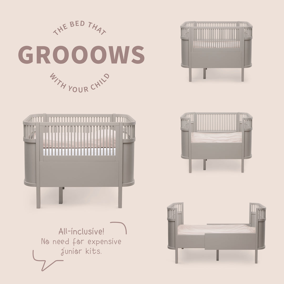 Sebra - Meegroeibed Baby & Junior | Beige