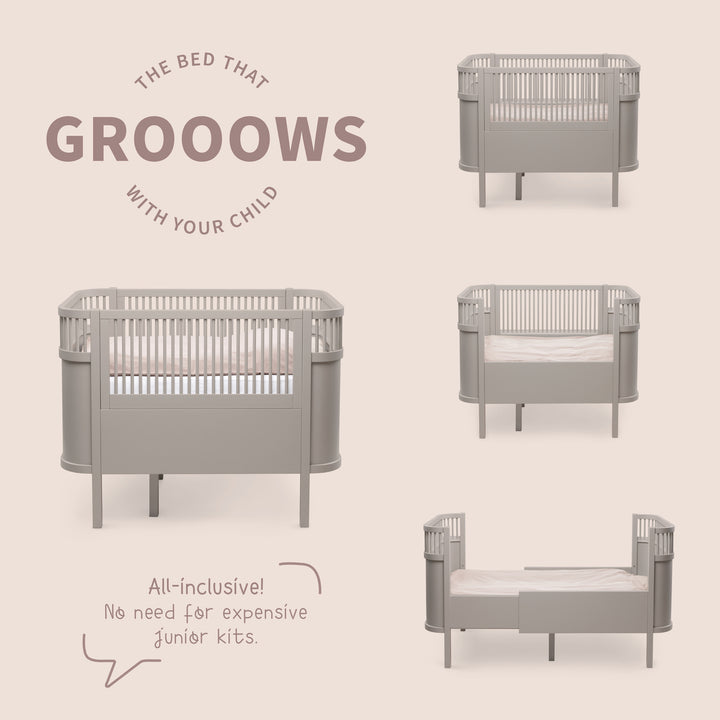 Sebra - Meegroeibed Baby & Junior | Beige