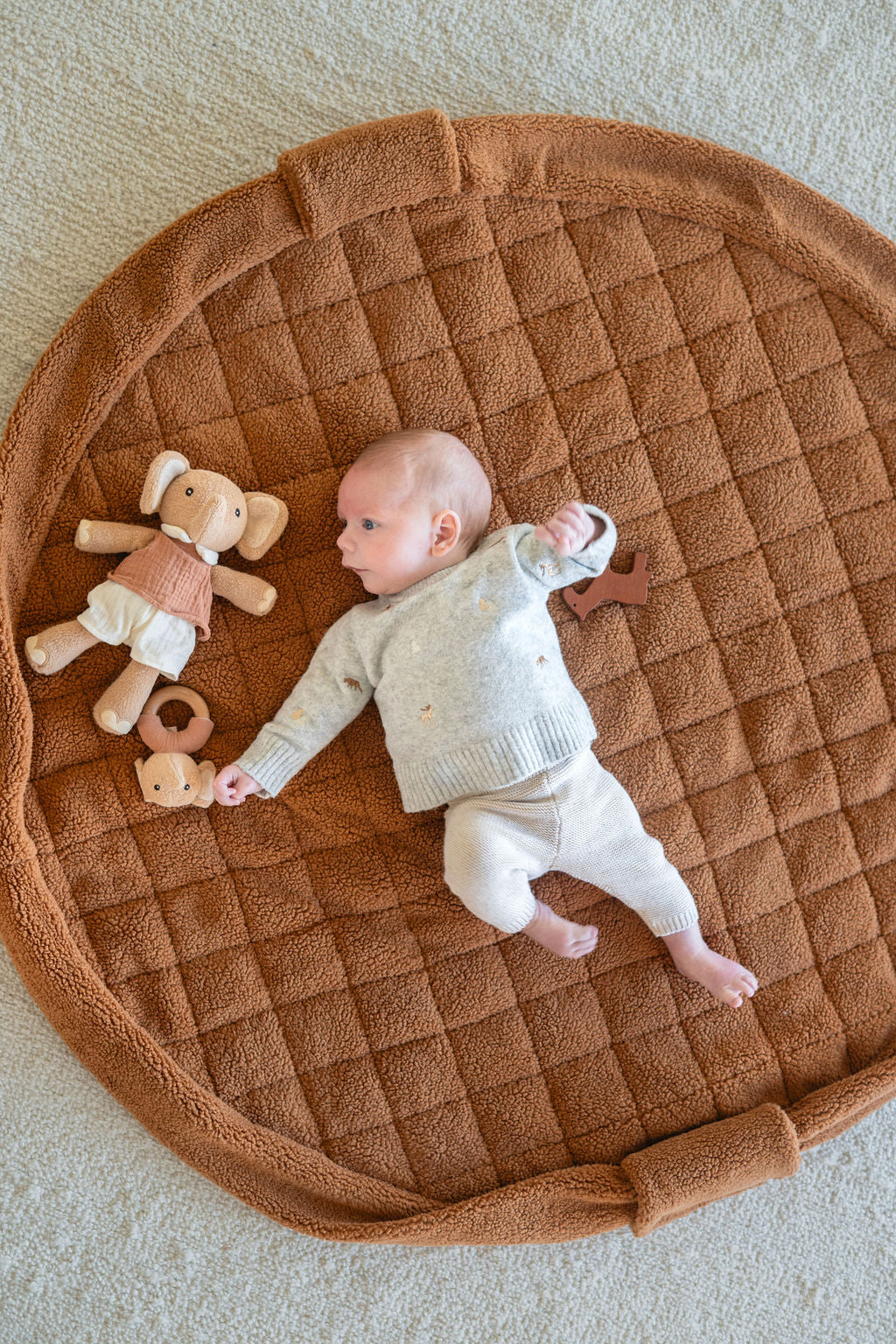 Play & Go - Noomad Soft Opbergzak/Speeldeken | Brown Teddy