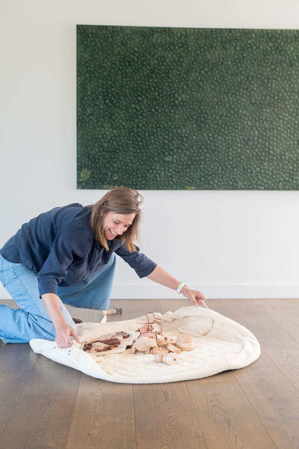 Play & Go - Noomad Soft Opbergzak/Speeldeken | Oak Teddy