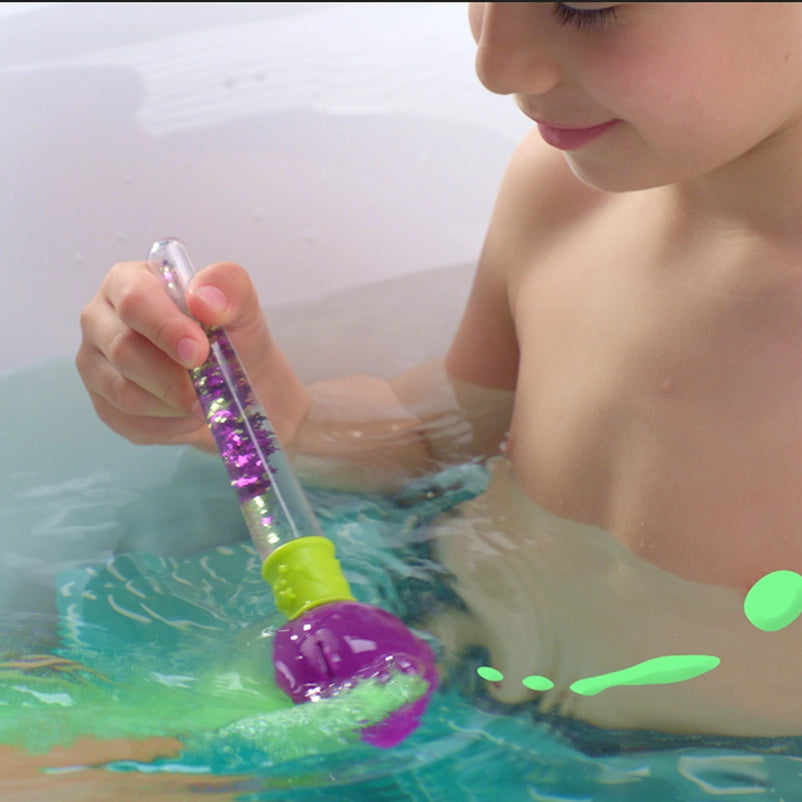 Zimpli Kids Magic Brush Baff Bombz, kleurrijk badspeeltje voor magische badtijd