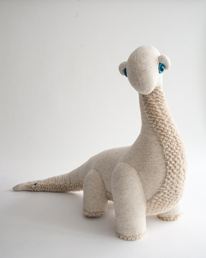 Knuffel Dinosaurus Diplo Albino Big