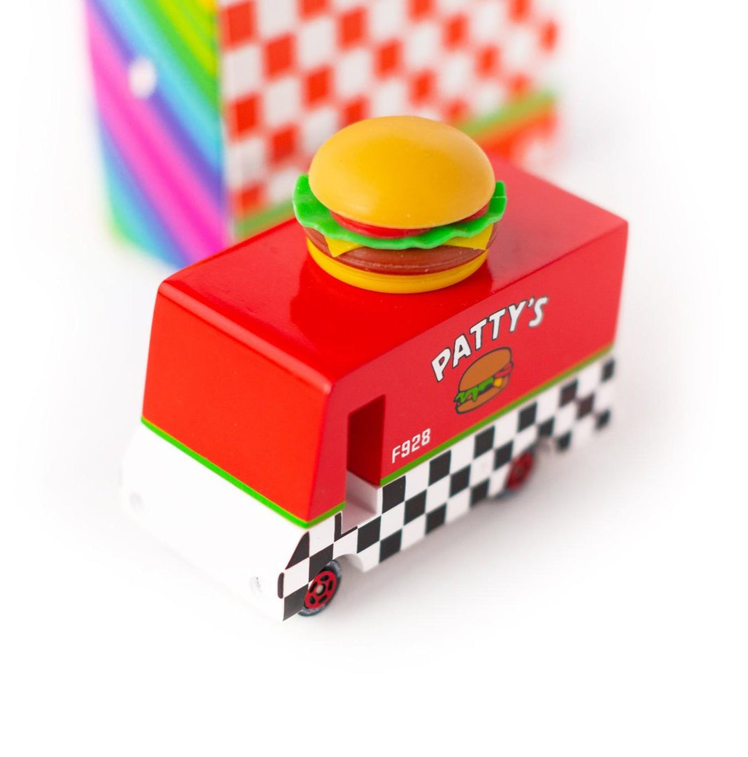 Speelgoedauto Candyvan Pattys Hamburger Van
