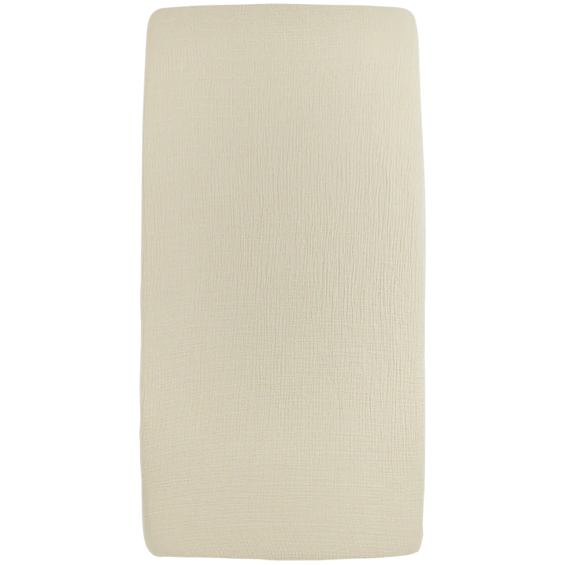 B-Boo - Hoeslaken Pre-Washed Hydrofiel 40x80cm | Soft Sand