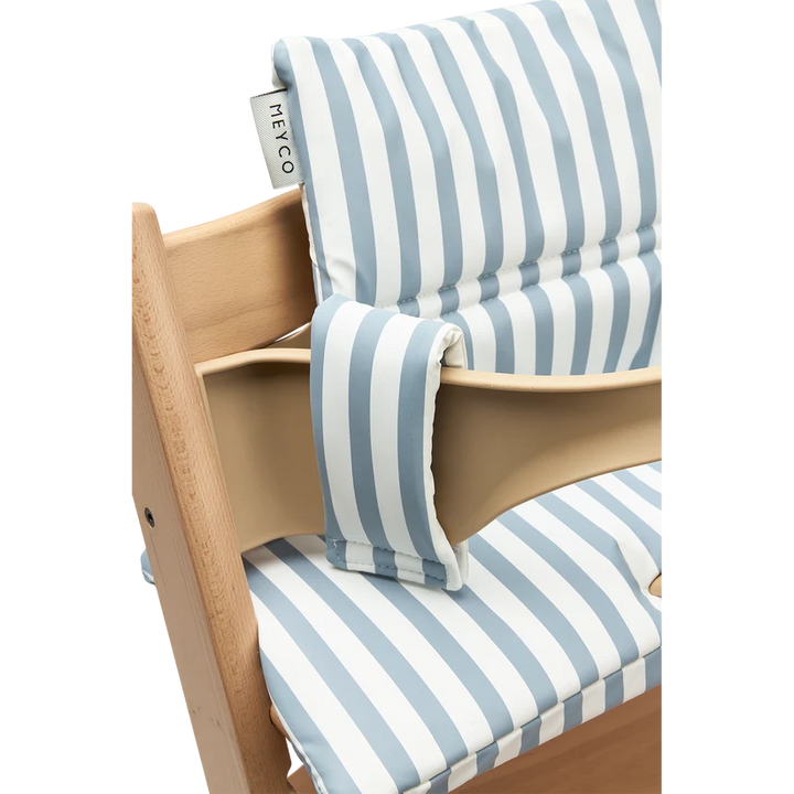 Meyco - Stoelverkleiner Meegroeistoel | Fat Stripe Jeans Blue