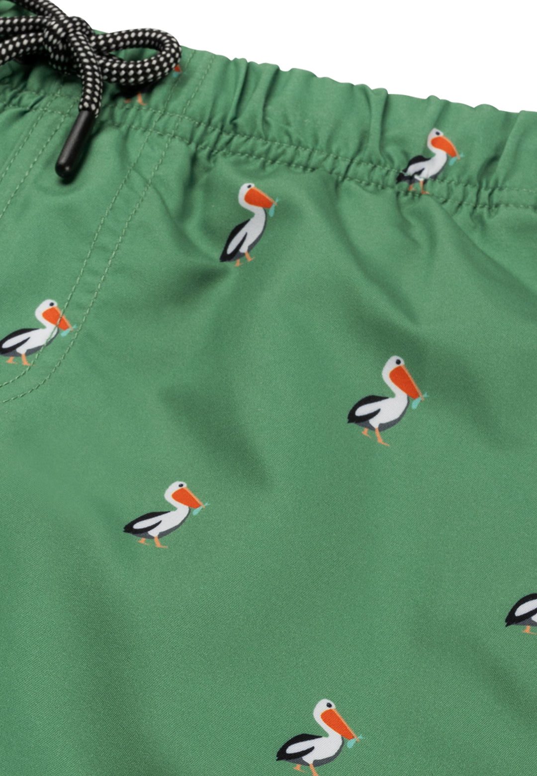 Shiwi Sage Green Zwemshort Kids Pelican met rekbare tailleband